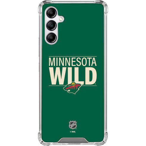 NHL Minnesota Wild Lineup Galaxy A15 5G Clear Case